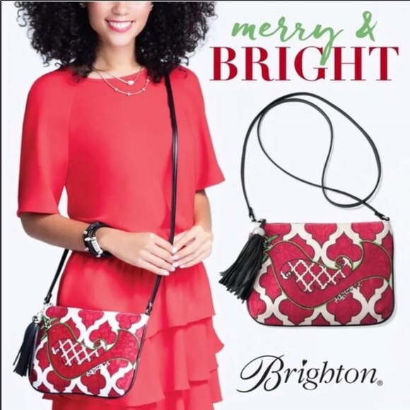 Brighton Handbags - BRIGHTON LOVE DOVE HOLIDAY POUCH PURSE